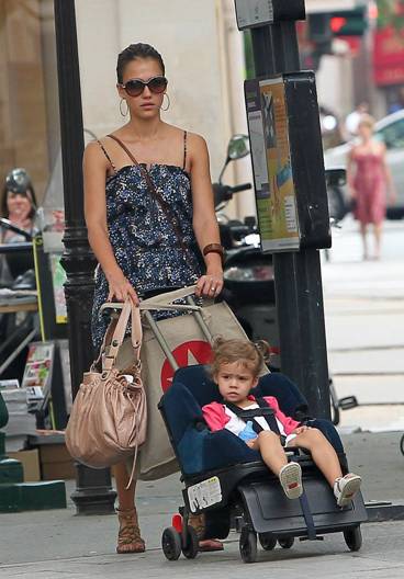 Celebrity Moms Seen Using Gerard Darel Bags as Fashionable Diaper